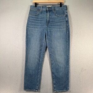 Madewell Classic Straight Jeans Womens 29 Blue Lightwash Denim Comfort Classic